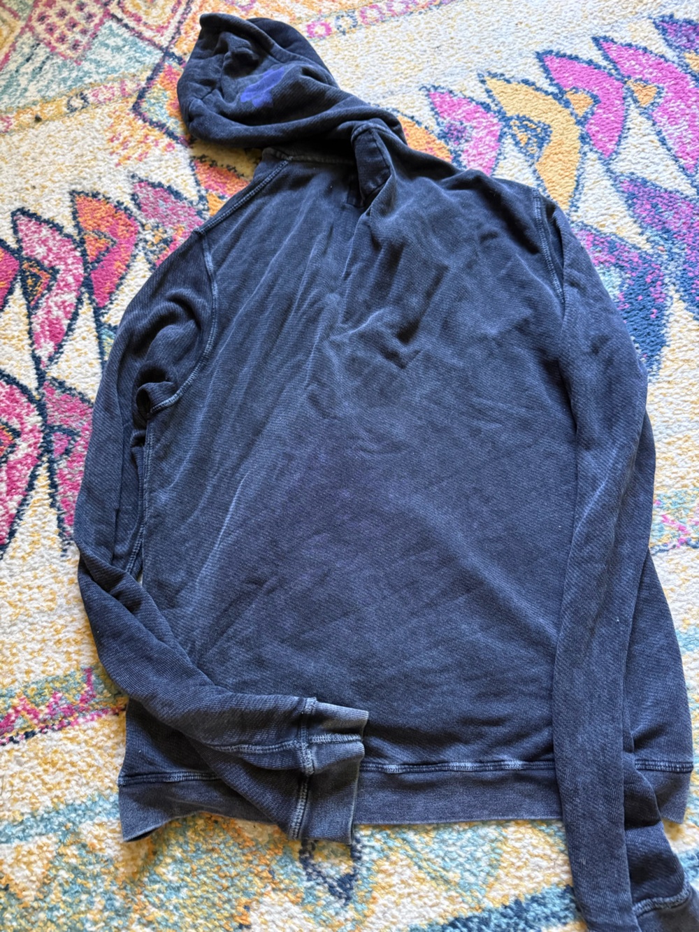 FREECITY Superfluff Lux Vintagebath Zip Hoodie - Space Dust 2/M - Picture 8 of 11